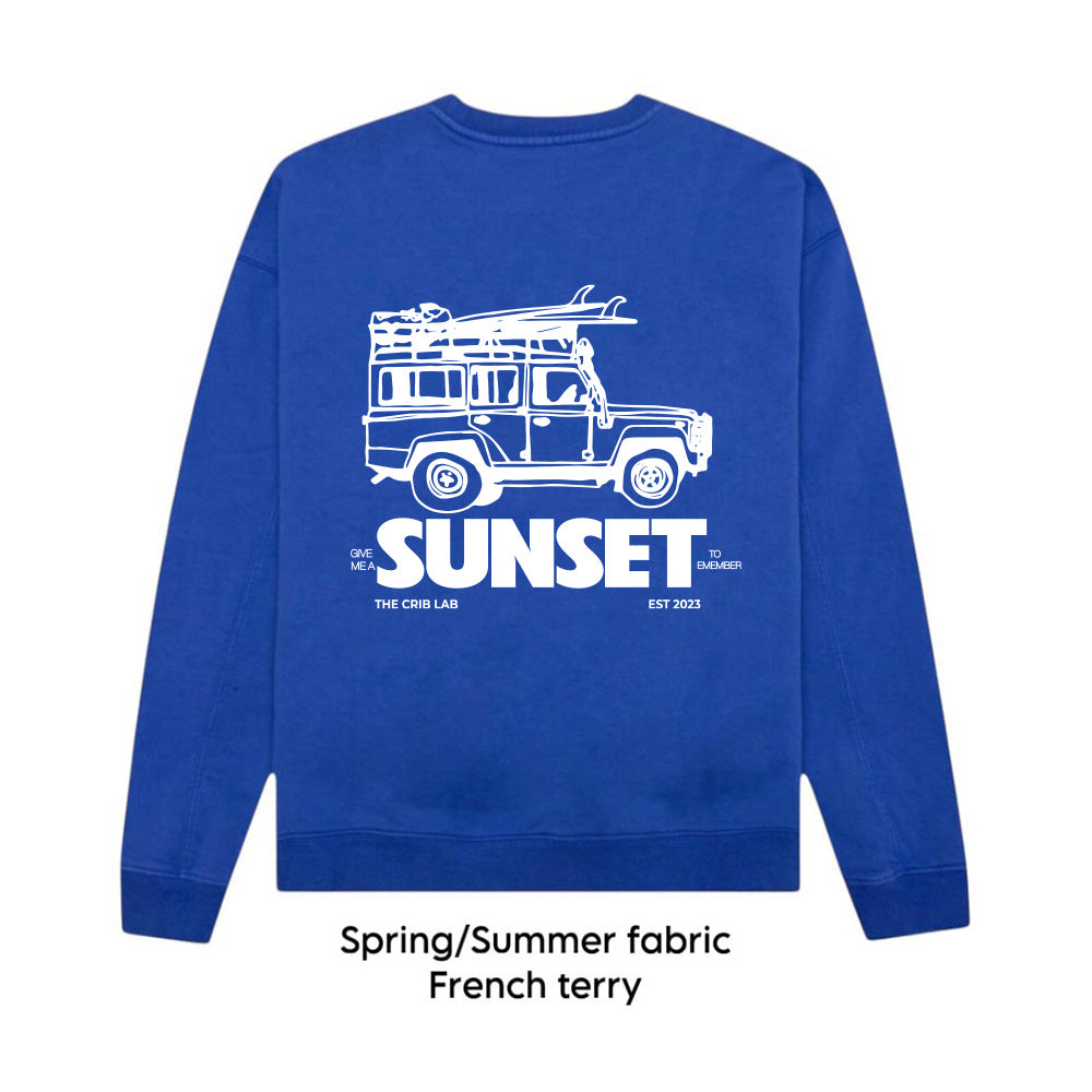 "Sunset" French Terry sweatshirt