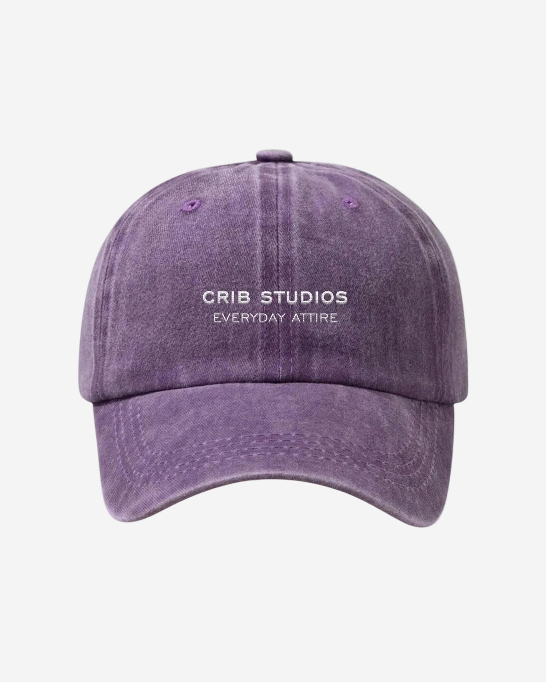 "Crib Studios" Purple acid washed cap