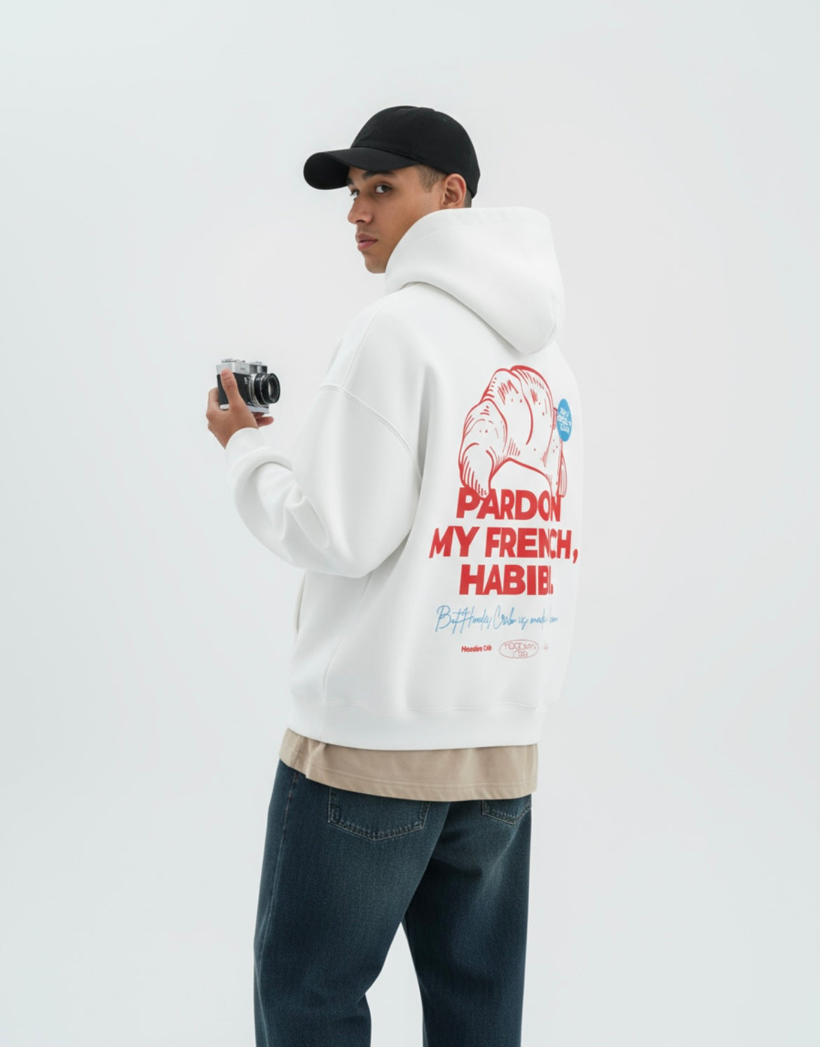 "Pardon my french habibi" hoodie