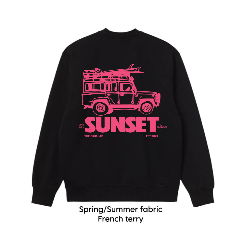 "Sunset" French Terry sweatshirt