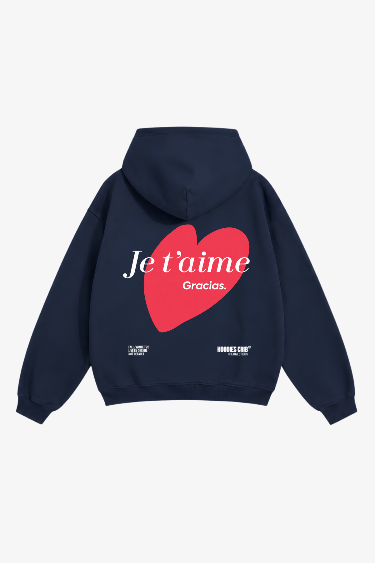 "Je t'aime hoodie"