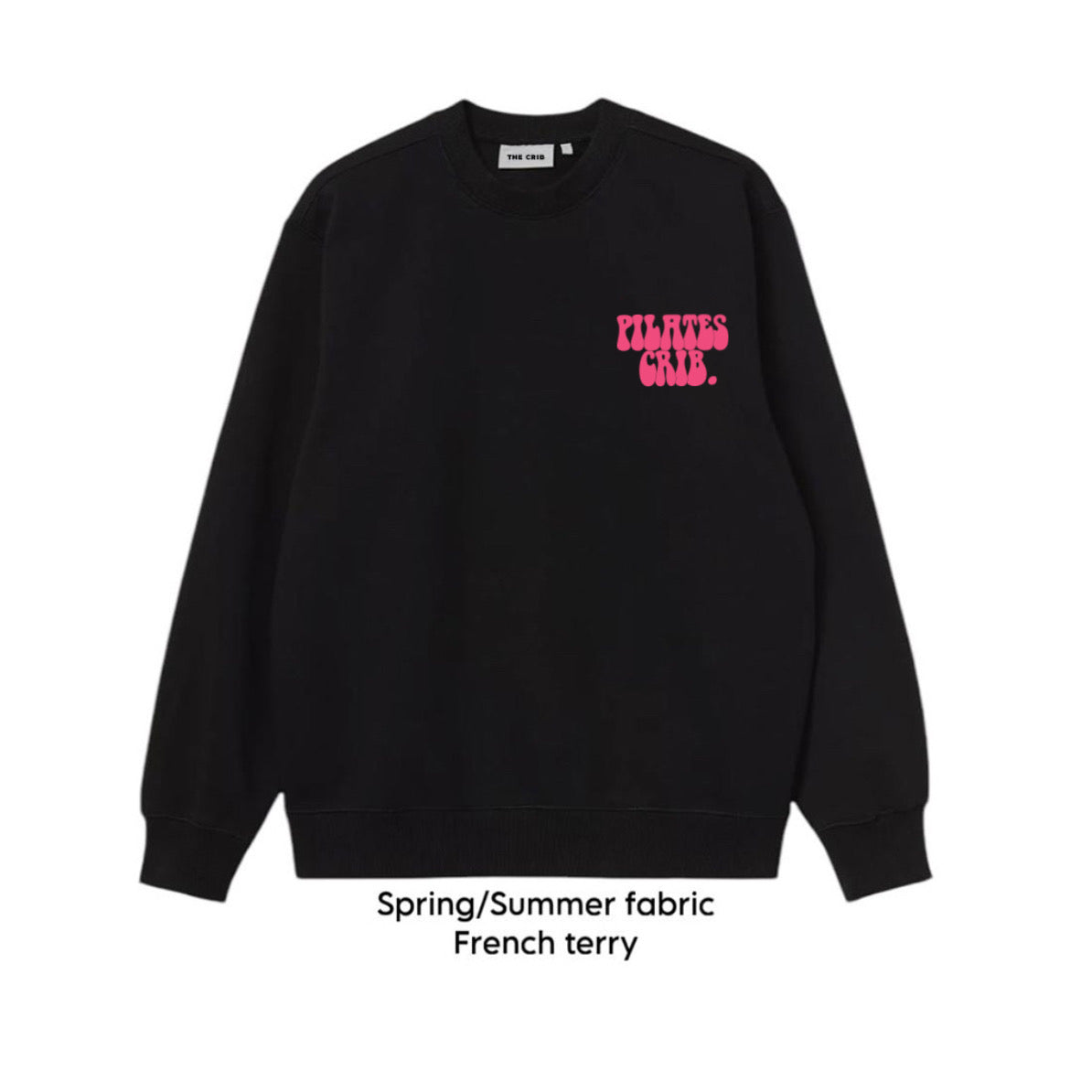 "Pilates" sweatshirt crew-neck