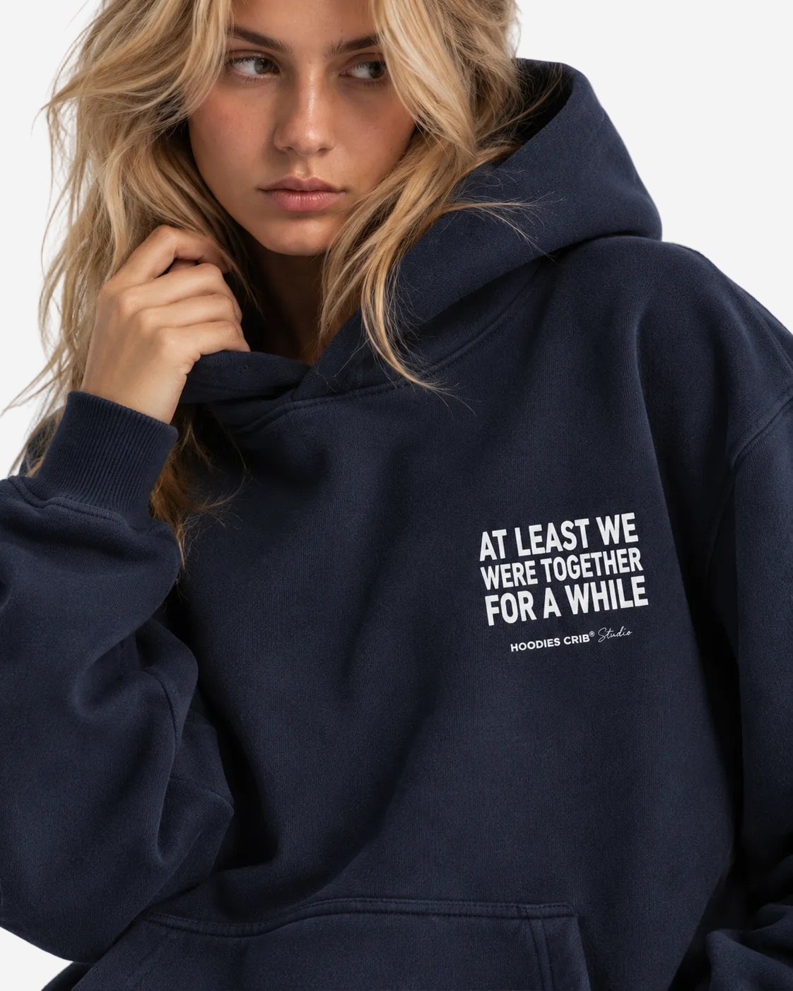 "At least we were" hoodie