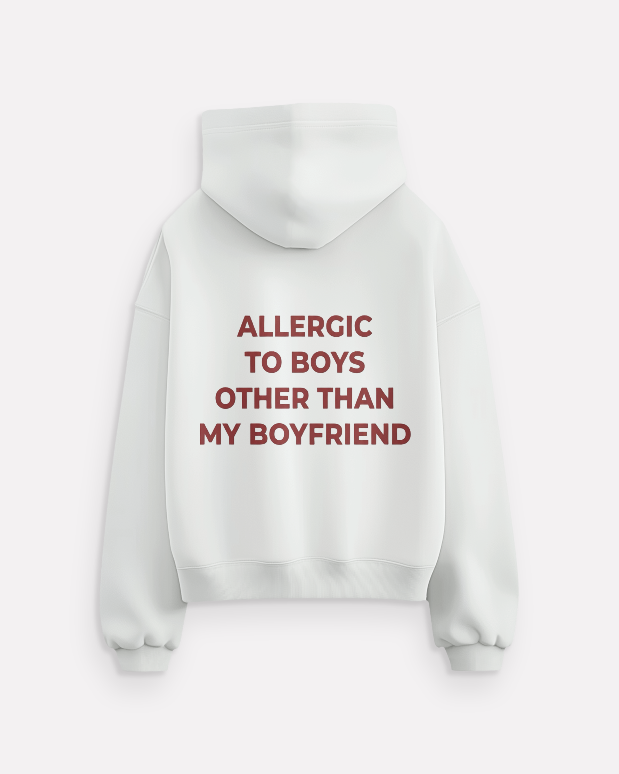 "Allergic to Boys" hoodie