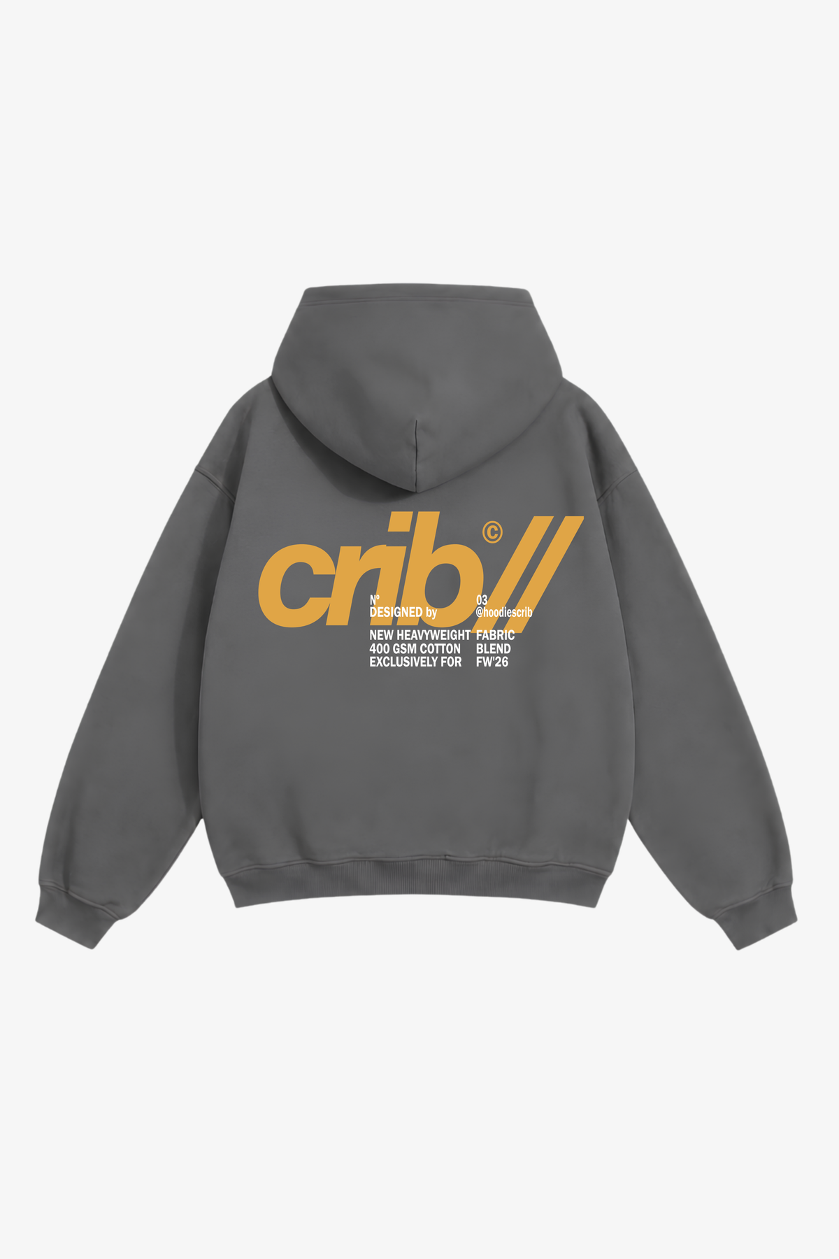 "Crib upgraded fabric" hoodie