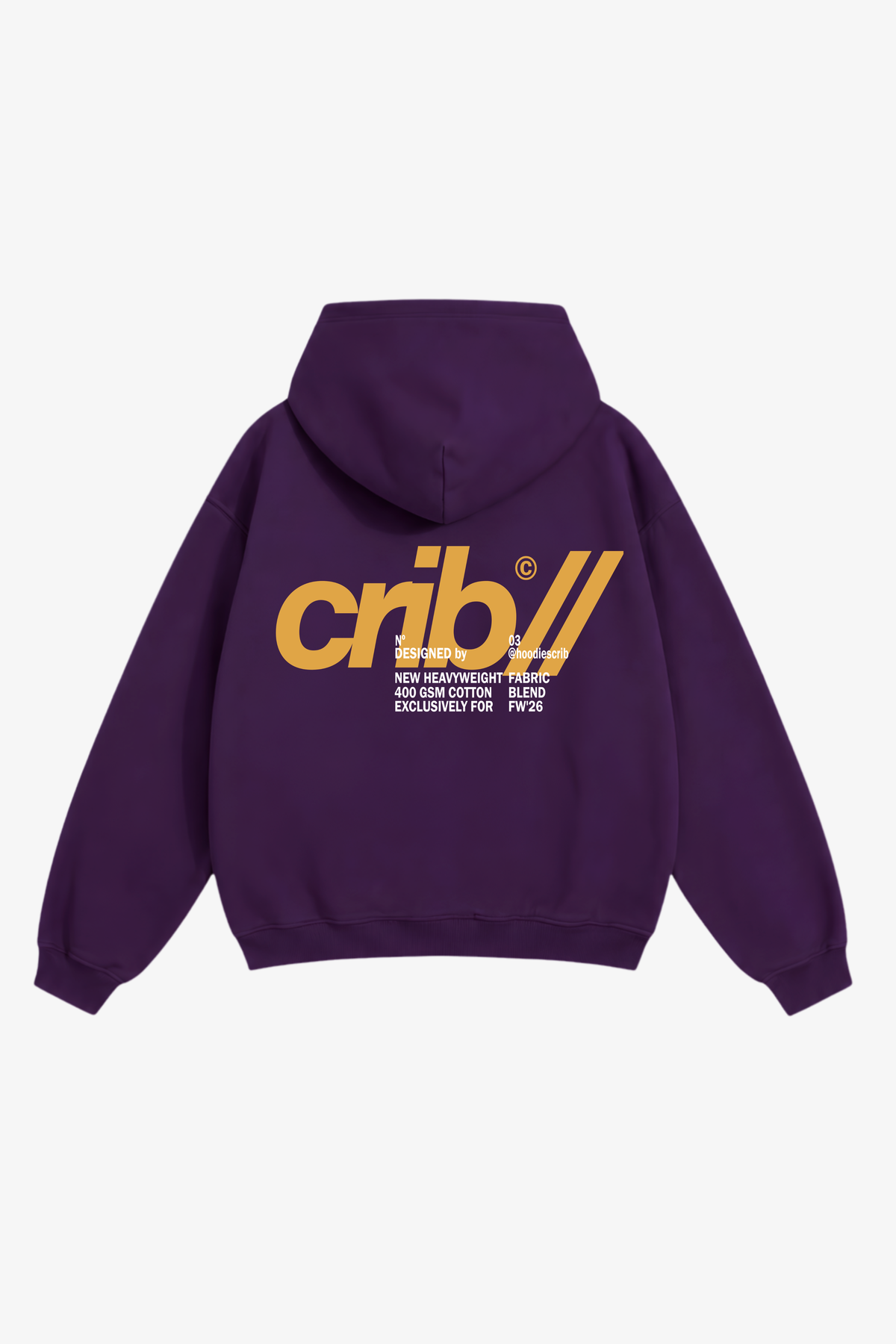 "Crib upgraded fabric" hoodie