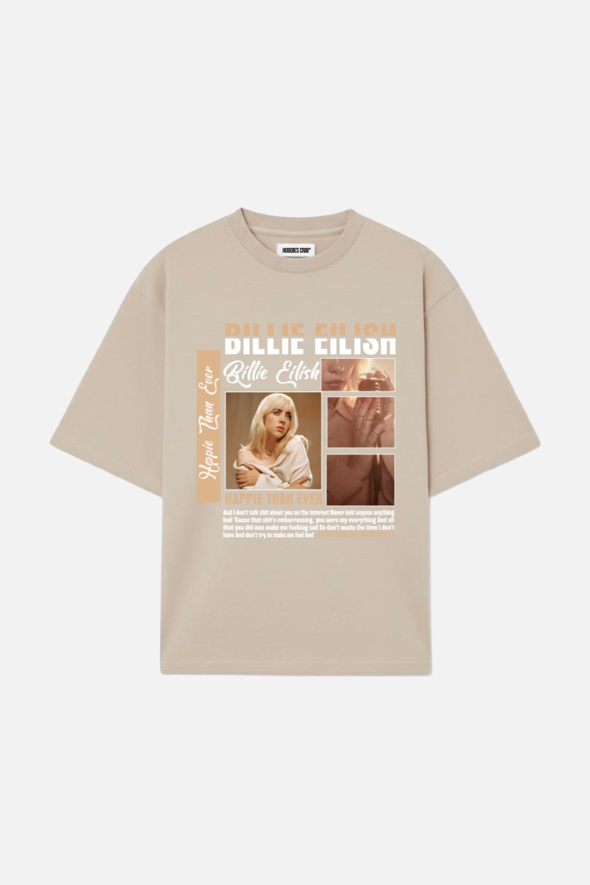 "Billie Eilish Beige" t-shirt