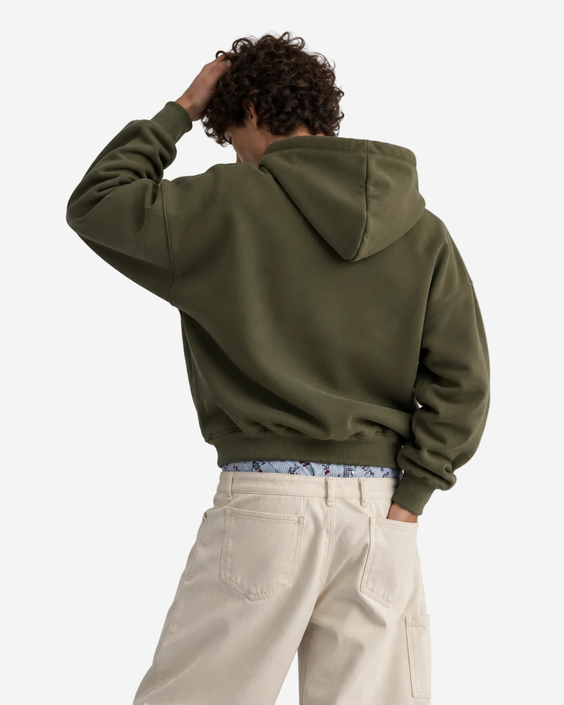"Basic olive" hoodie