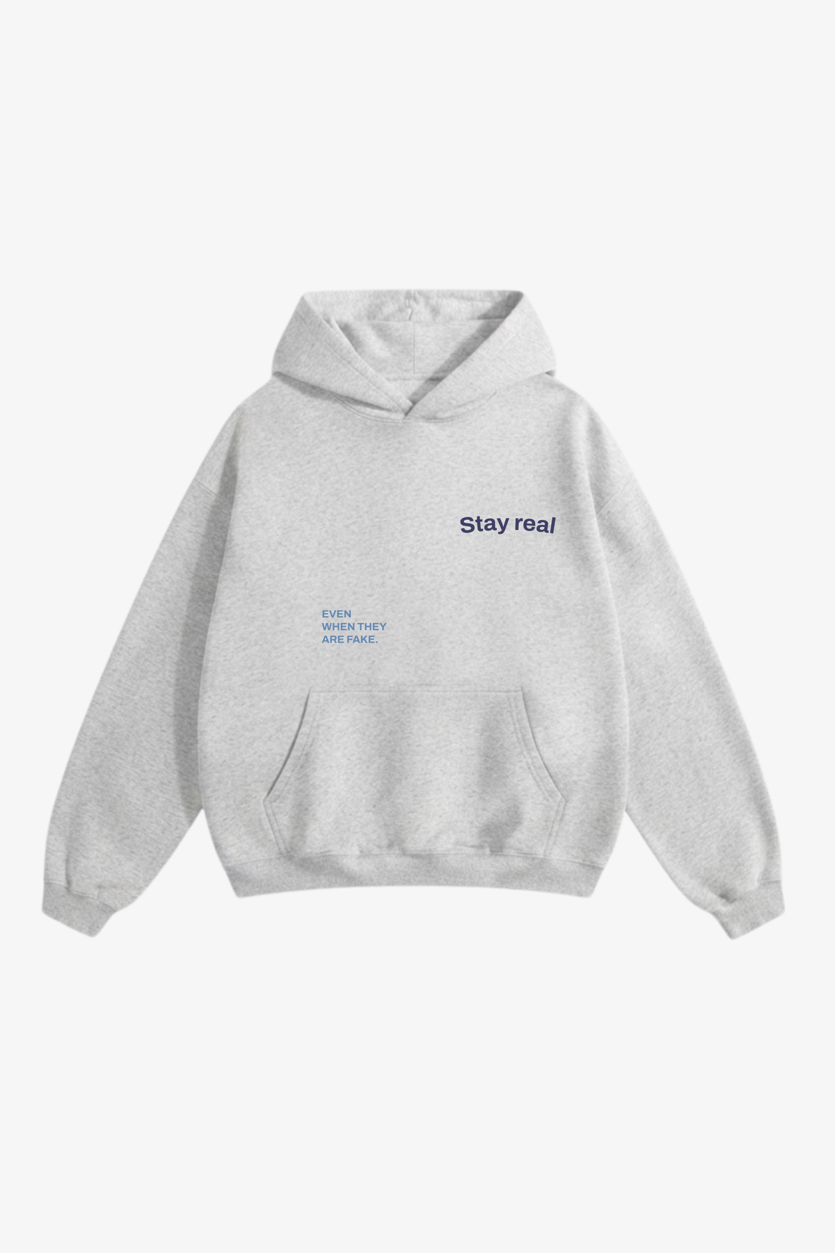 "Stay real" hoodie