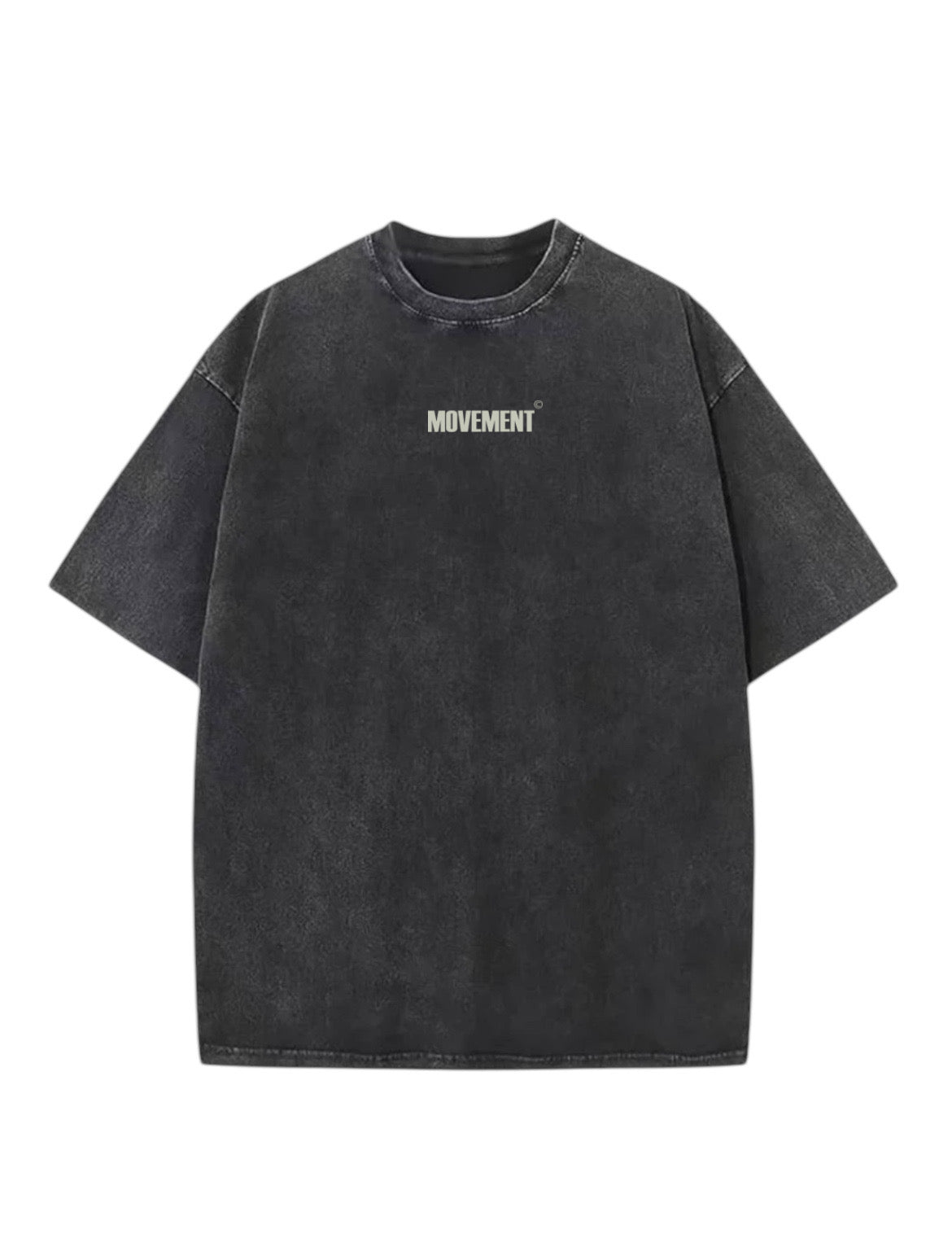 "Movement" Acid Washed Oversized t-shirt