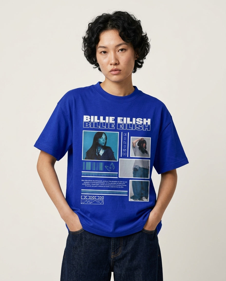 "Billie Eilish Blue" t-shirt