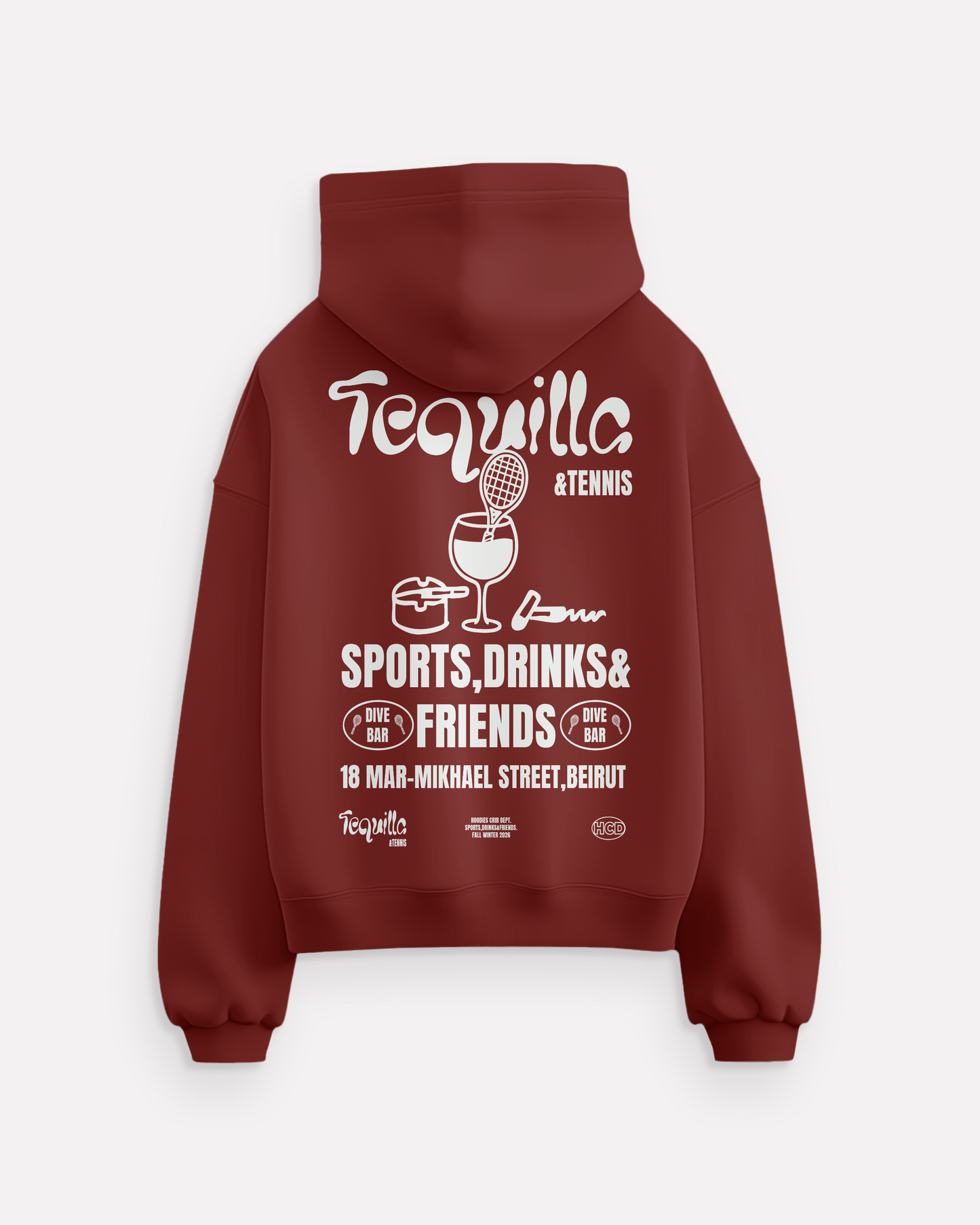 "Tequulla & Tennis" hoodie