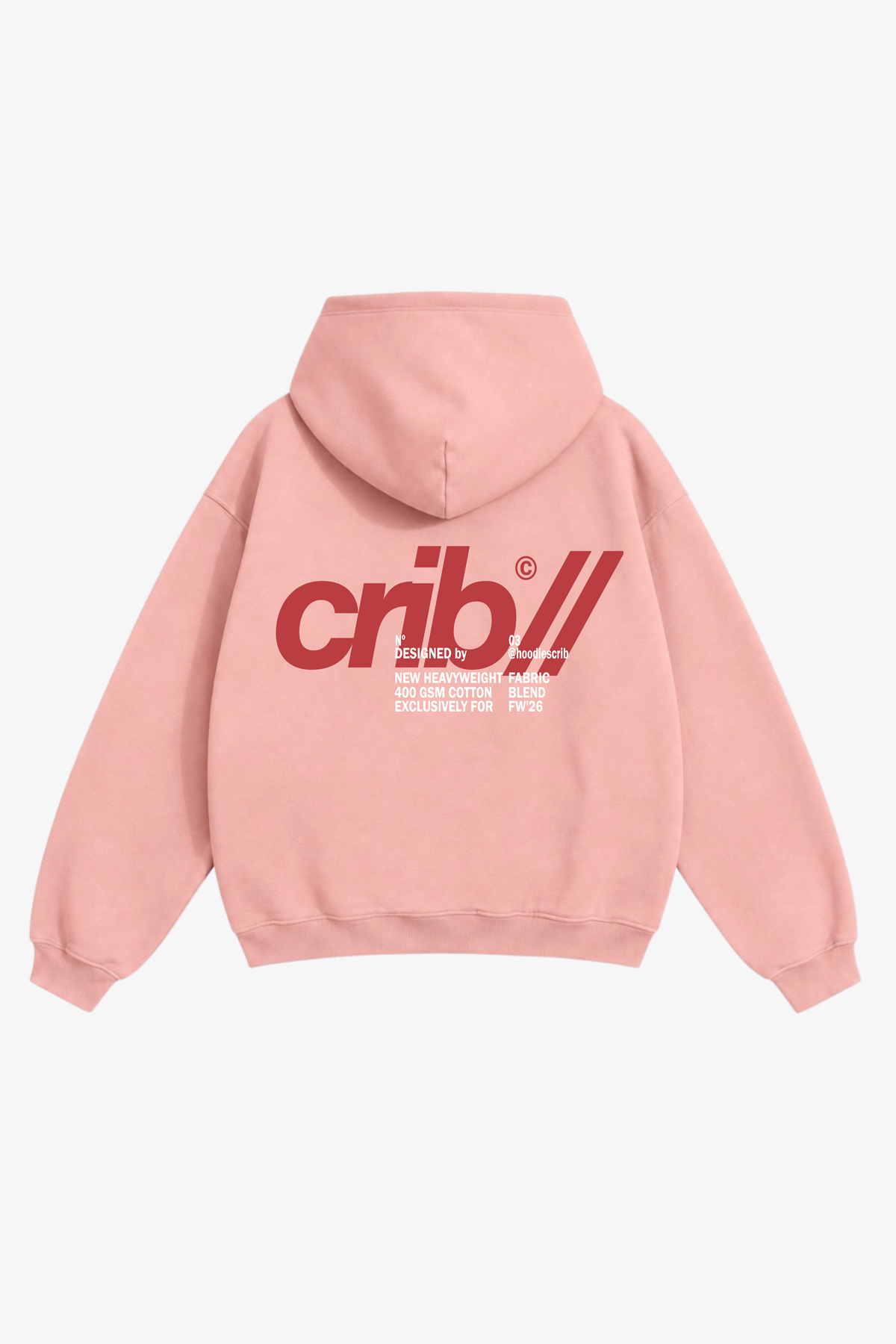 "Crib upgraded fabric" hoodie