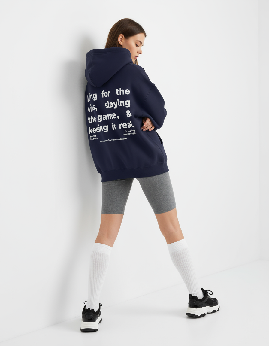 "Living for the vibes" hoodie