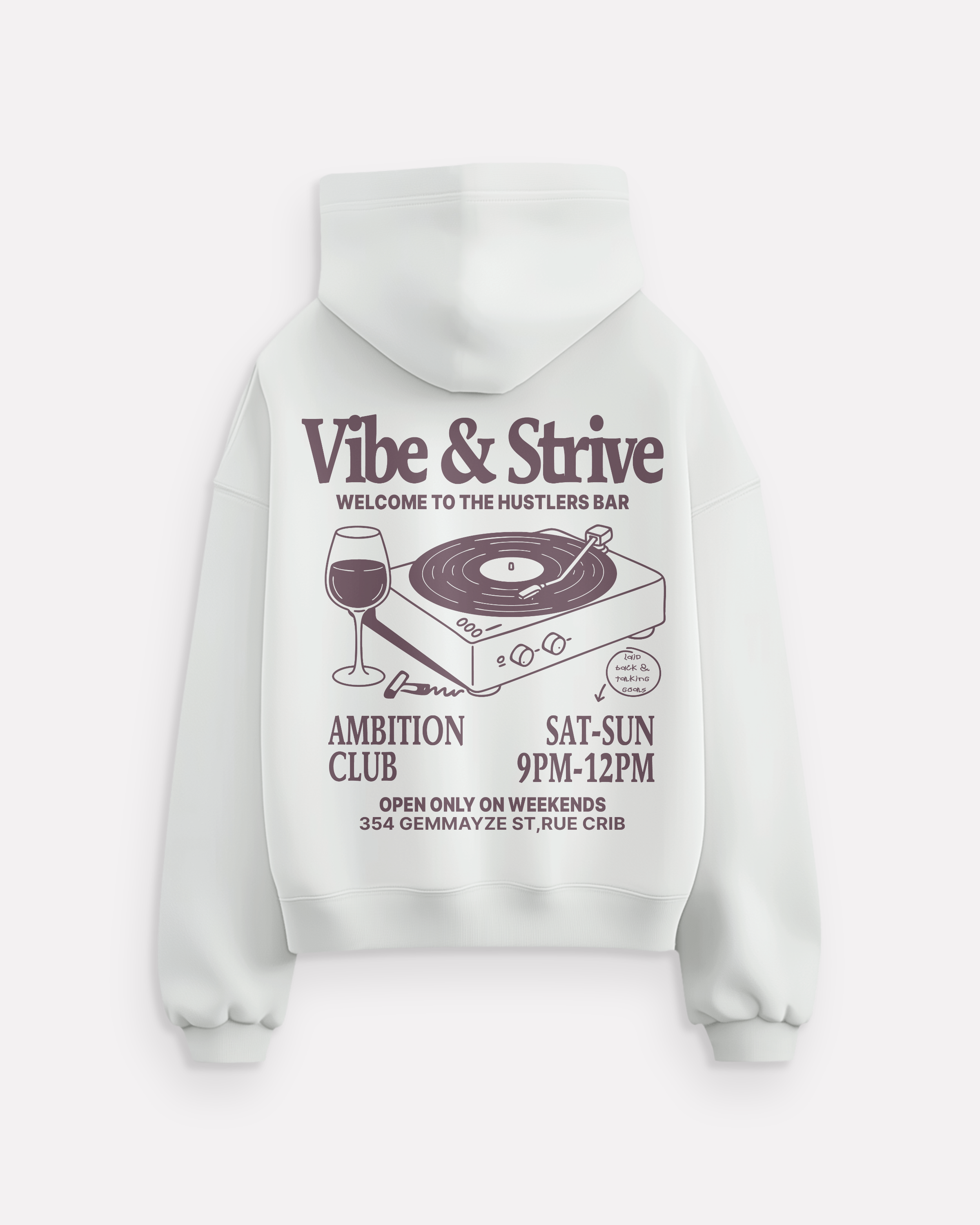 "Vibe & Strive" hoodie