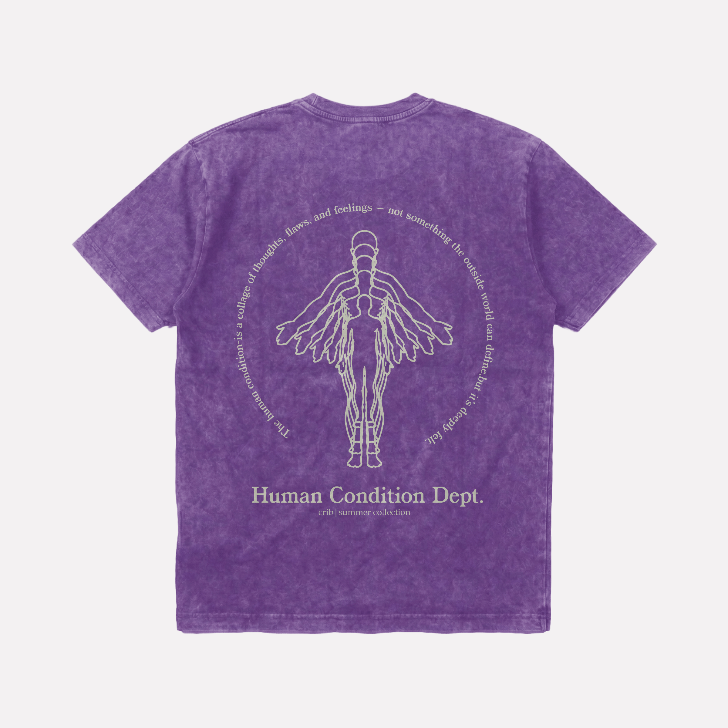 "Human Condition" Acid-Washed t-shirt