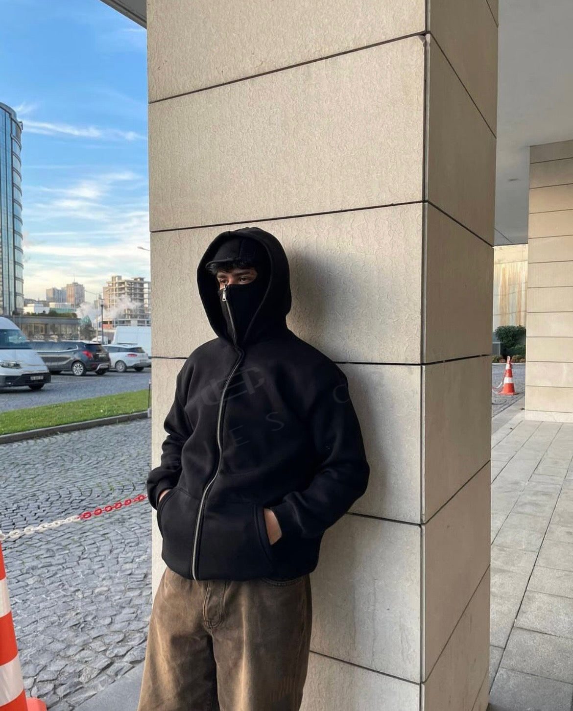 Ninja/Balaclava zip-up hoodie