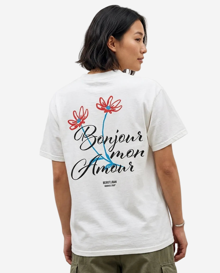 "Bonjour" t-shirt