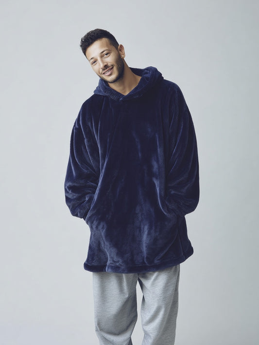 "Navy" Blanket Hoodie (Heavyweight)