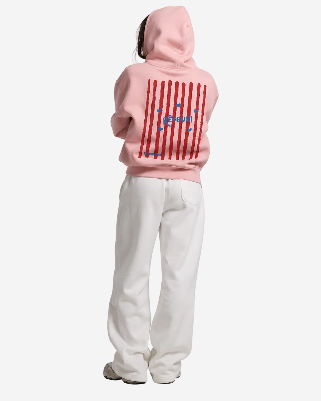 "Rêveur red lined" hoodie