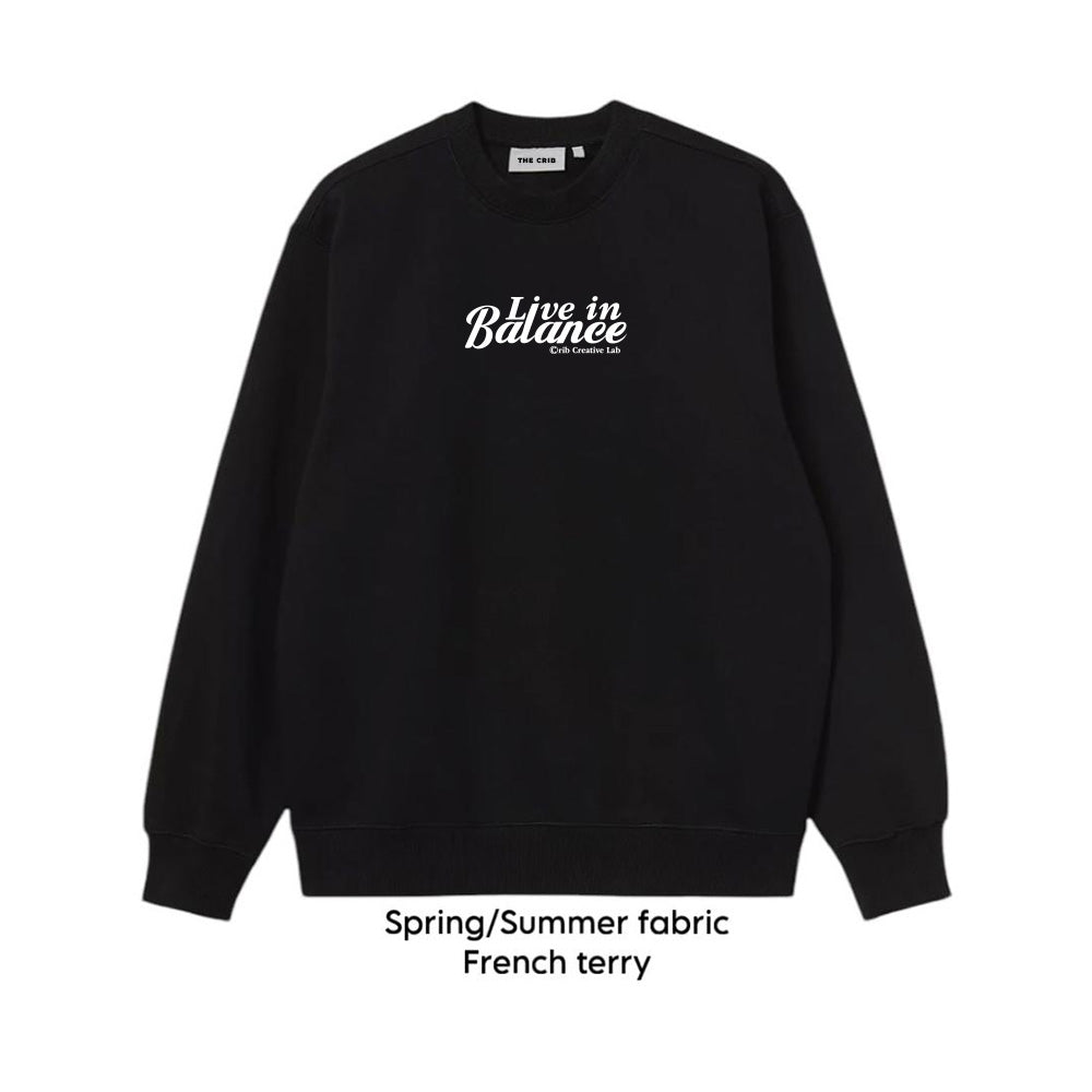 "Balance" sweatshirt crew-neck