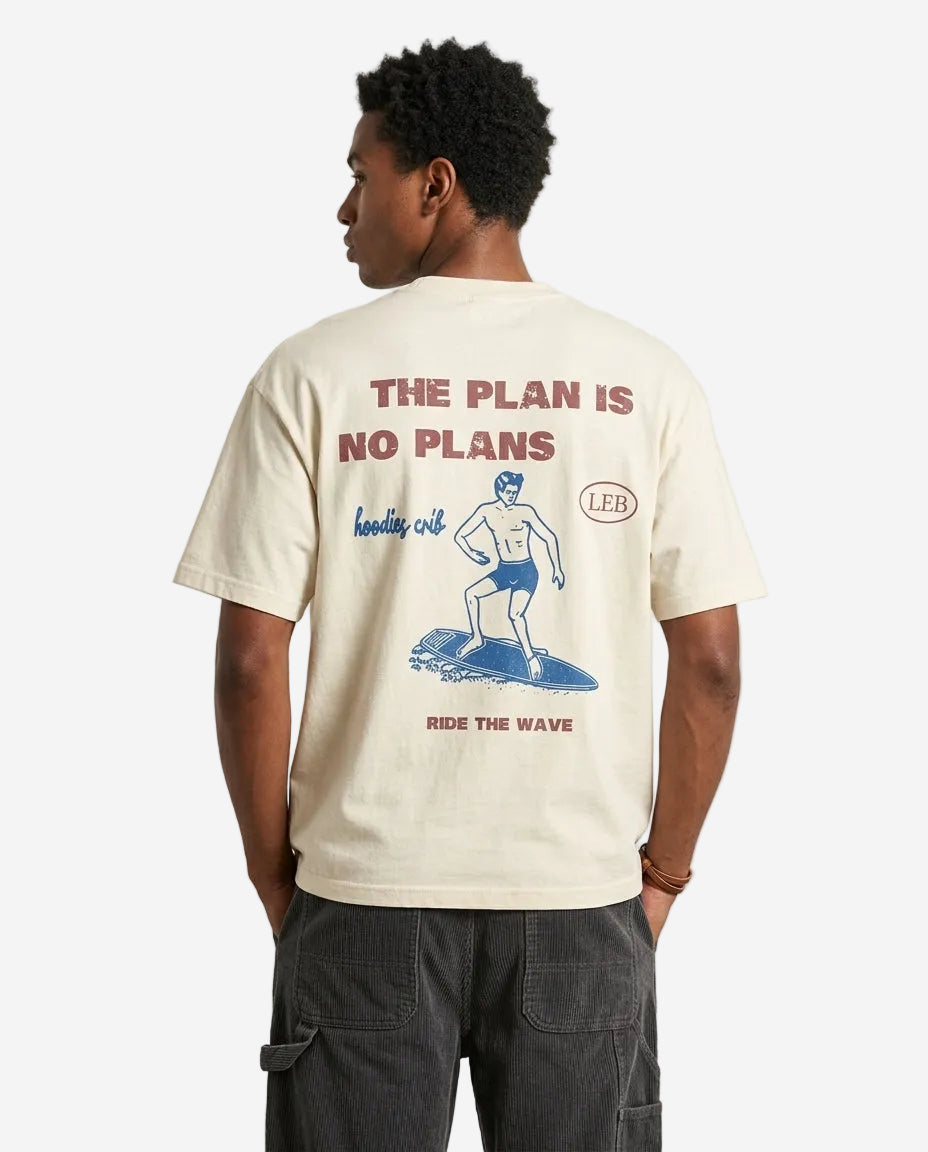 "No Plans" t-shirt