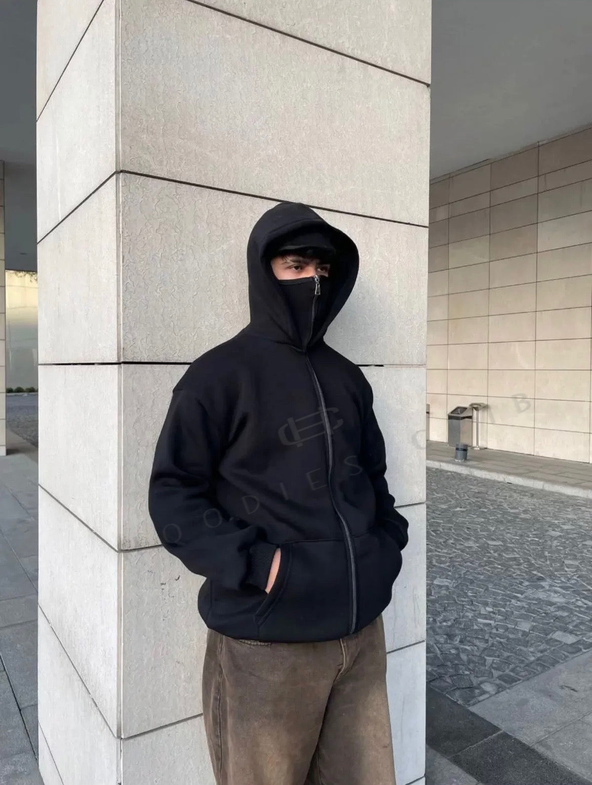 Ninja/Balaclava zip-up hoodie