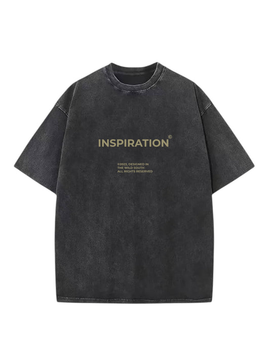 "Inspiration" Acid Washed Oversized t-shirt