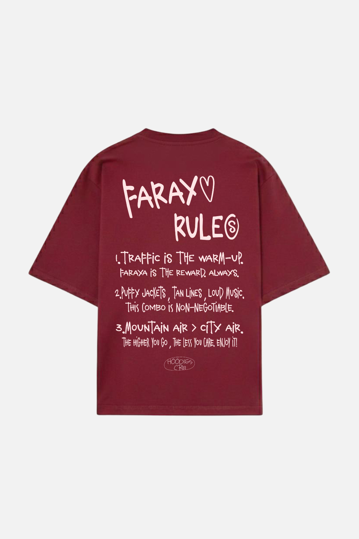 "FARAYA Rules" t-shirt