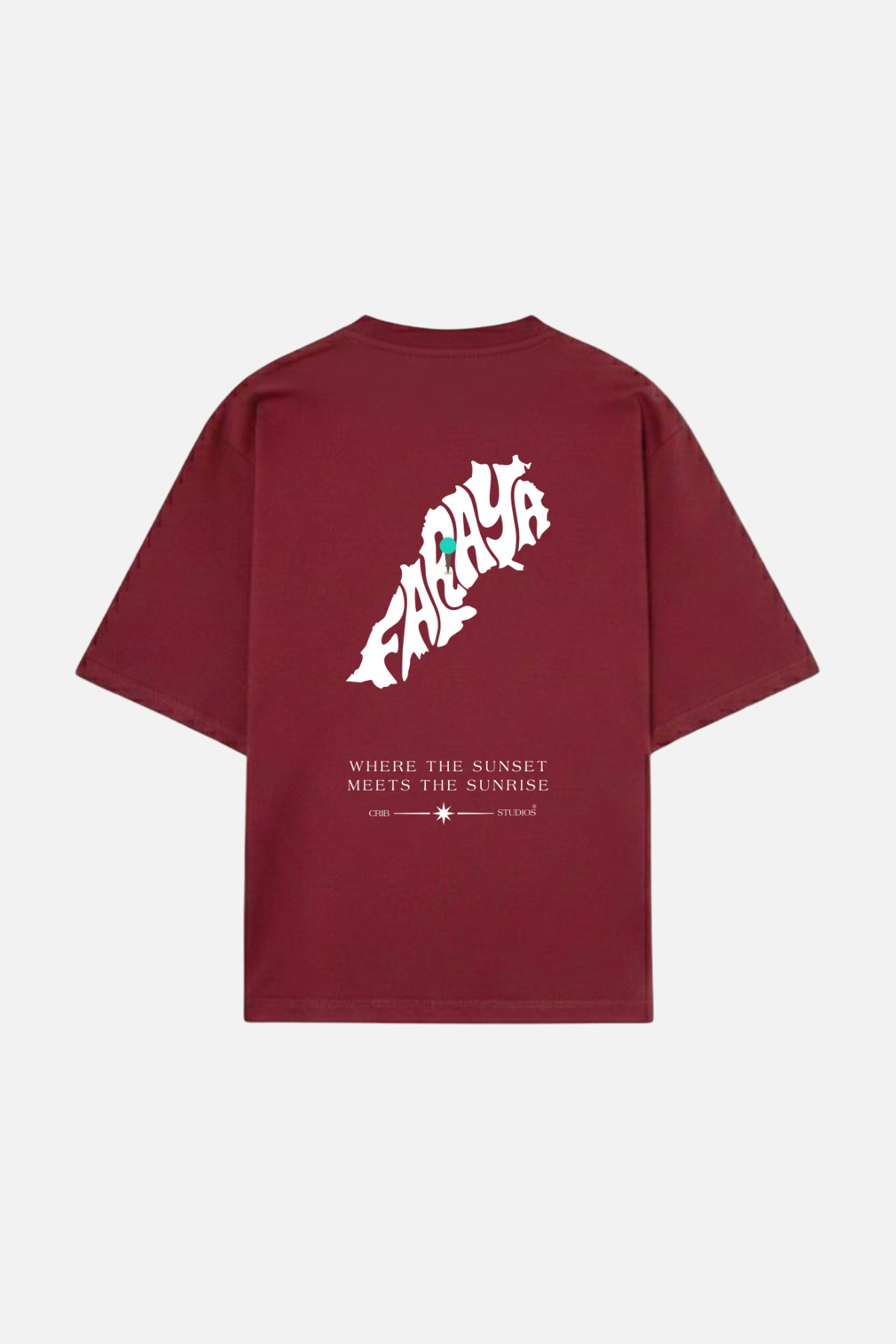 "Faraya Map" t-shirt
