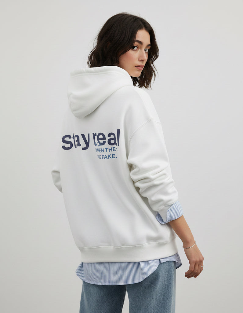 "Stay Real" hoodie