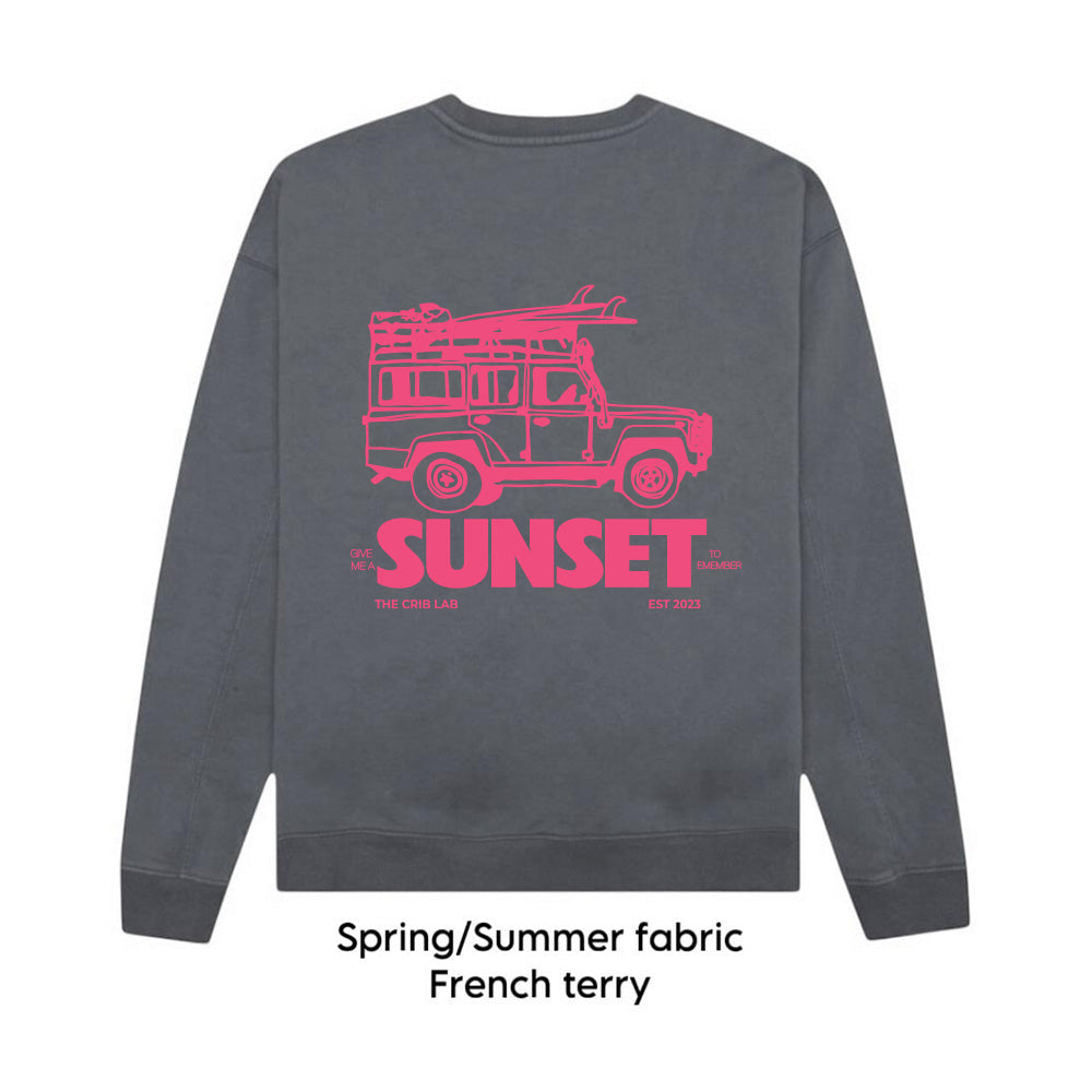 "Sunset" French Terry sweatshirt