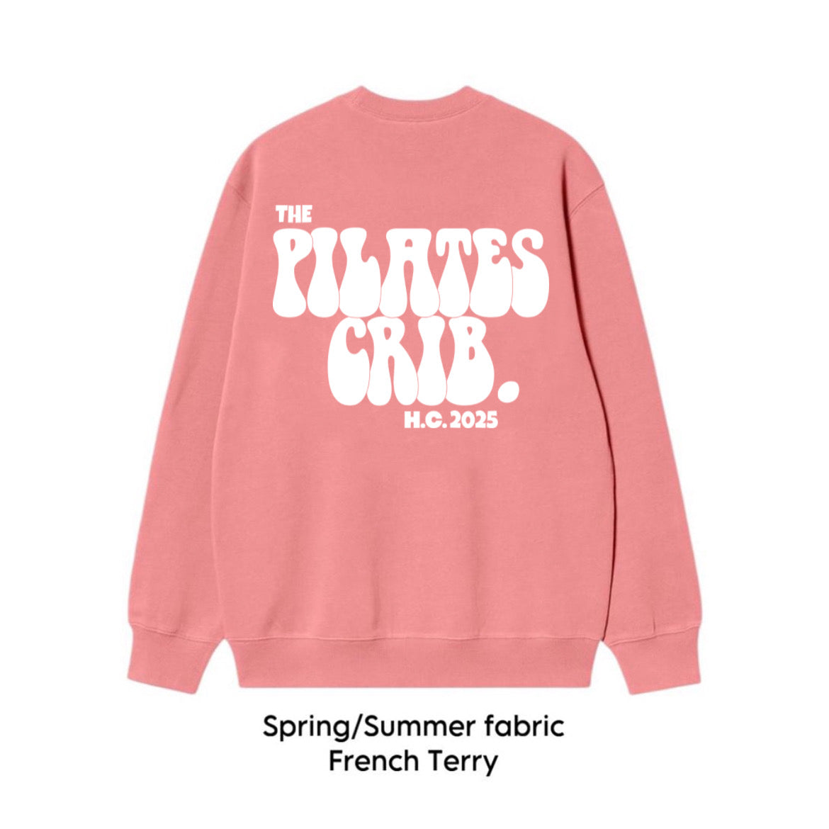"Pilates" sweatshirt crew-neck