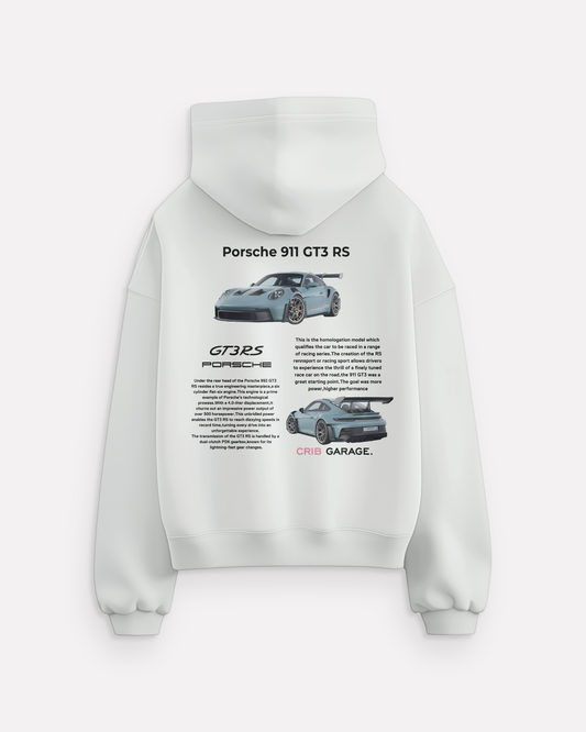 "Blue Porsche Crib Garage" hoodie