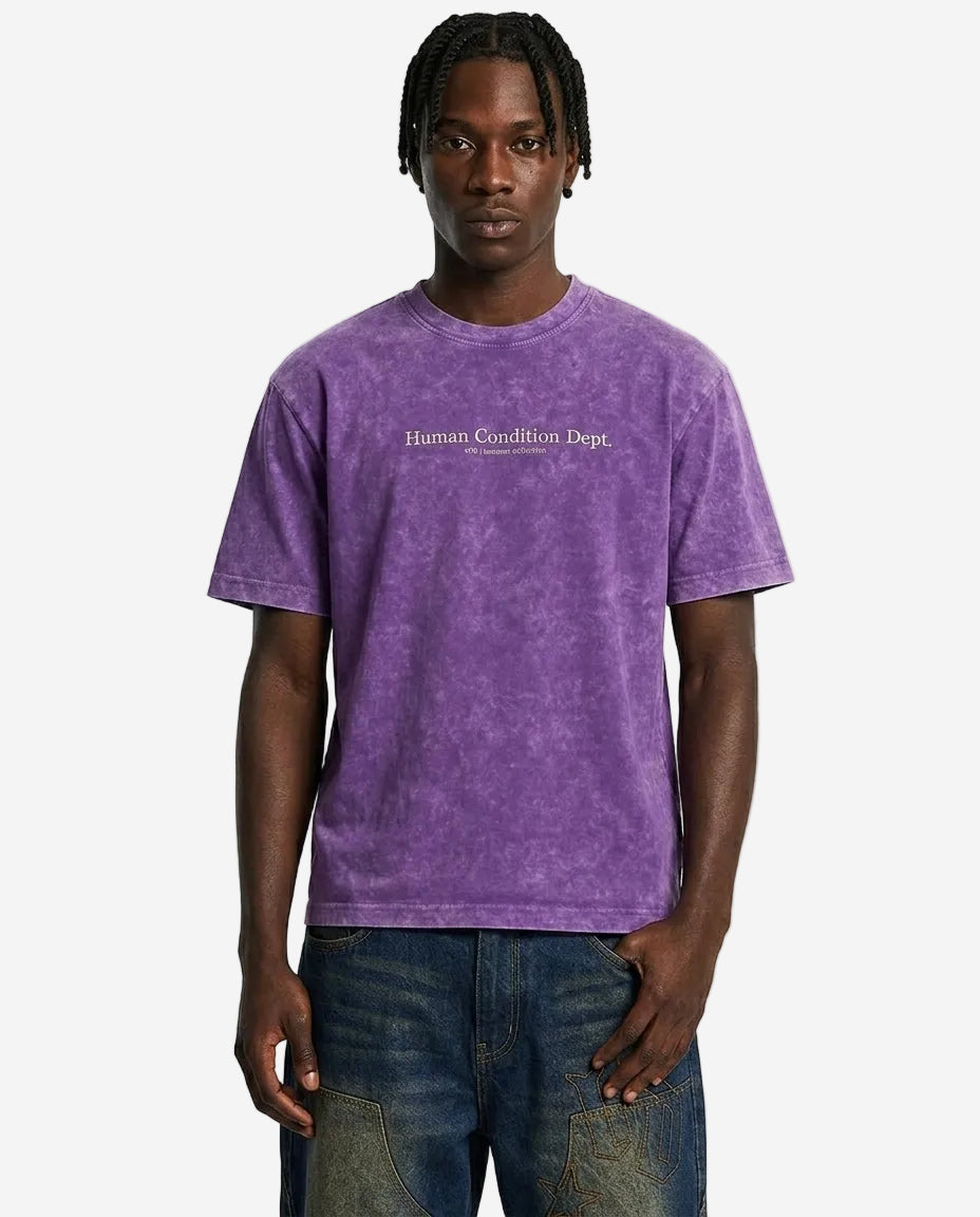 "Human Condition" Acid-Washed t-shirt