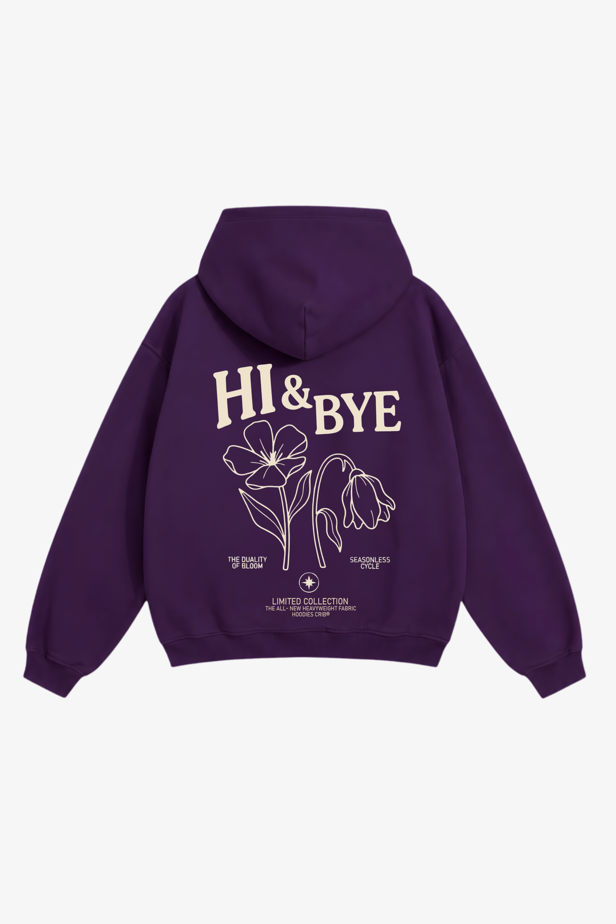"Hi & bye" hoodie