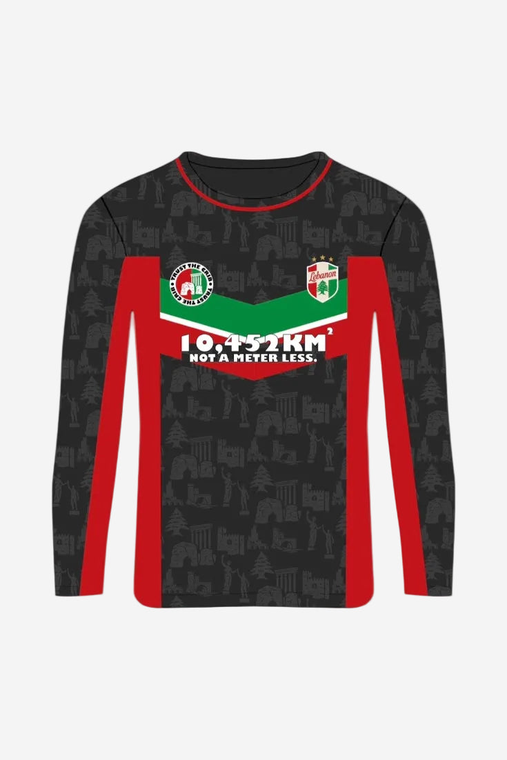 "Lebanese Unity" long-sleeve jersey black