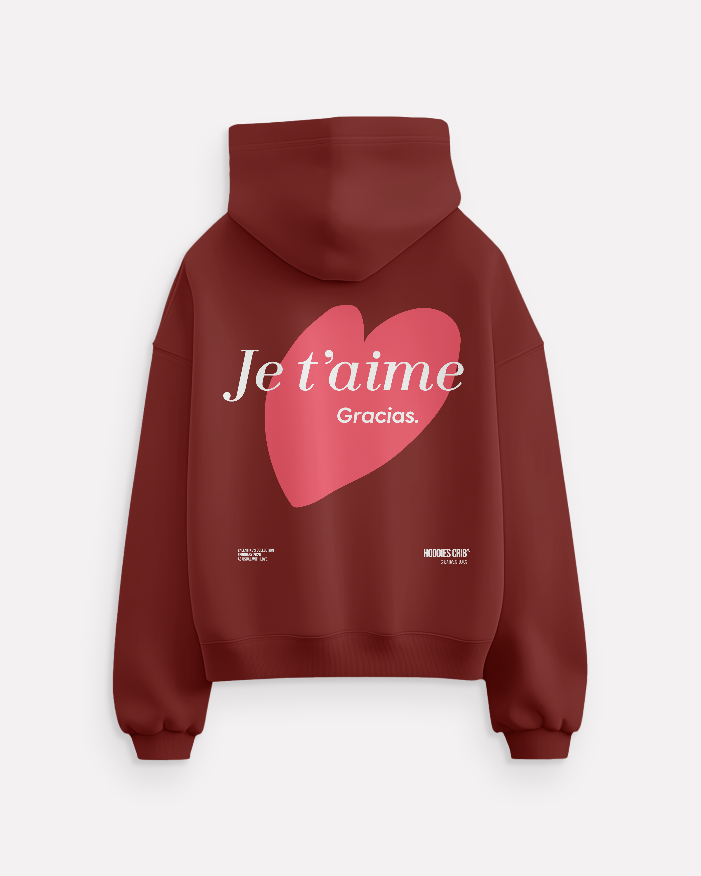 "Je t'aime" hoodie
