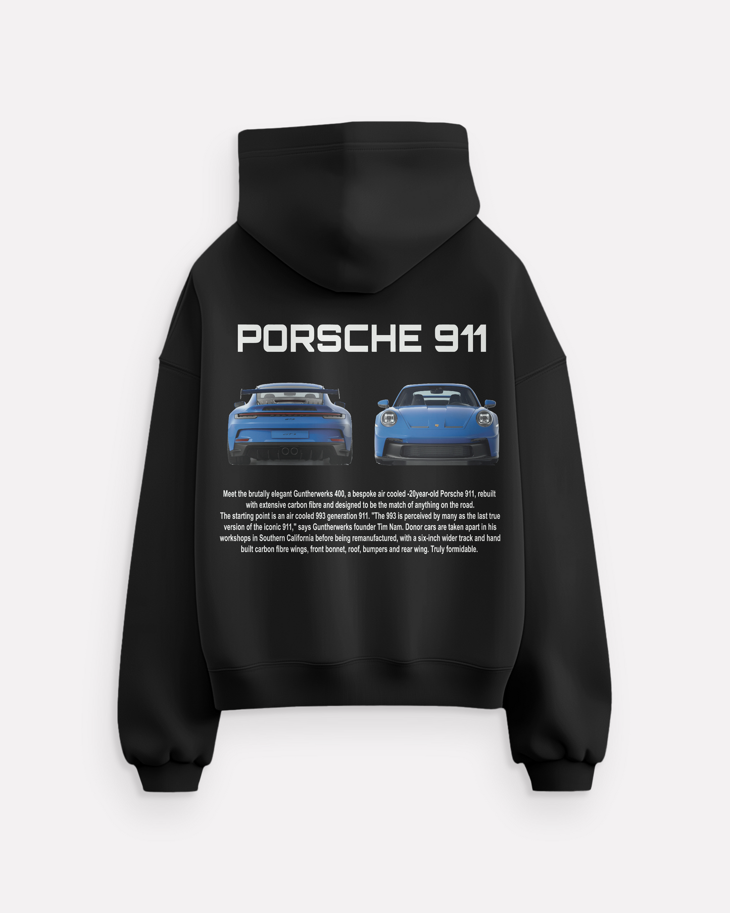 "Blue Porsche 911" hoodie