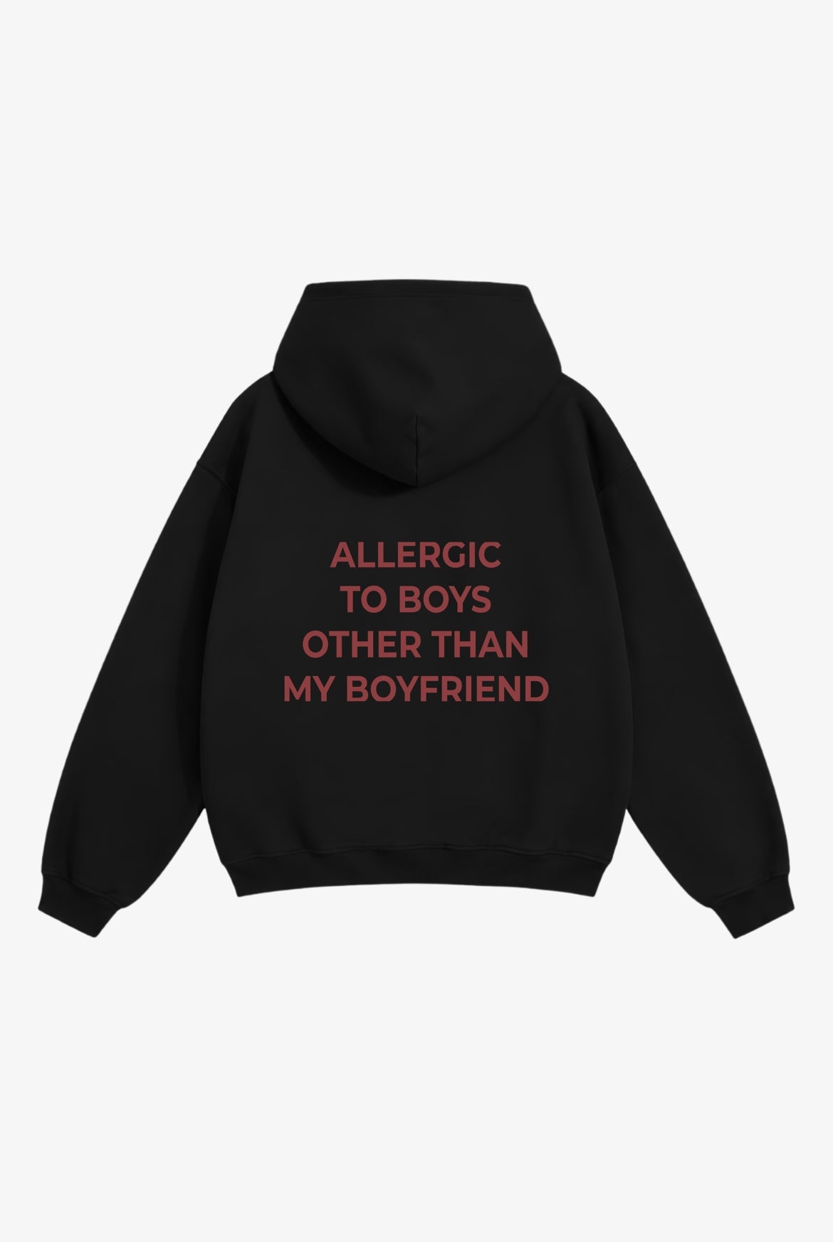 "Allergic to boys" hoodie