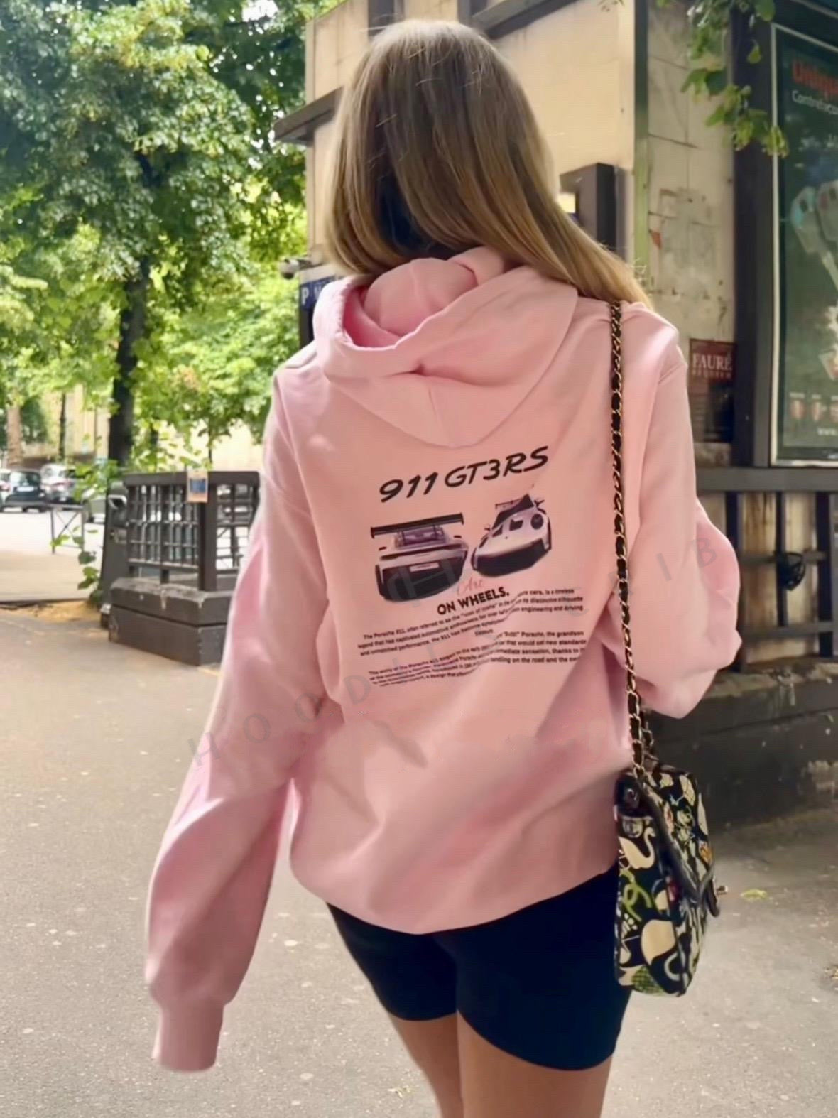 "Purple Porsche Crib Garage" hoodie