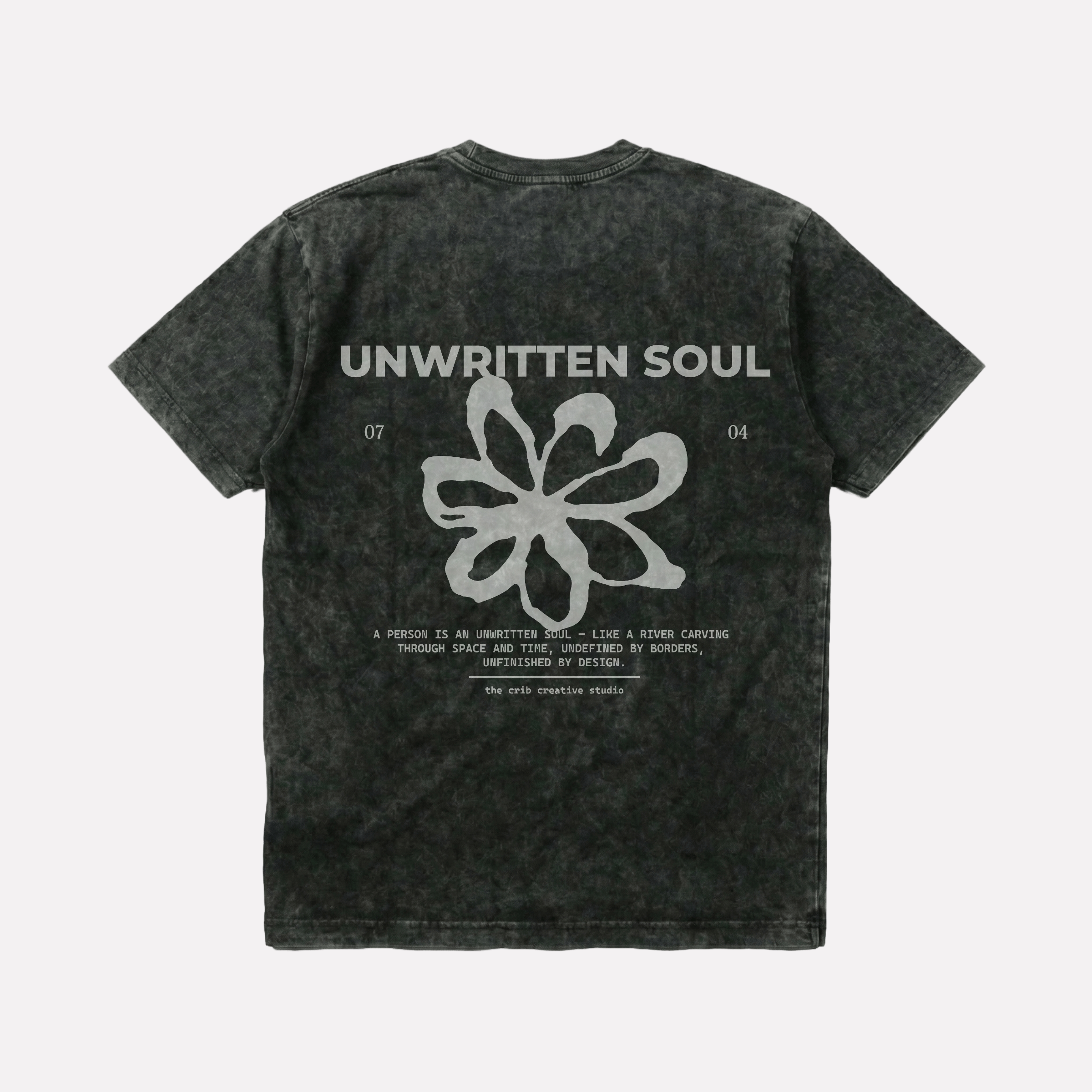 "Unwritten Soul" Acid Washed t-shirt