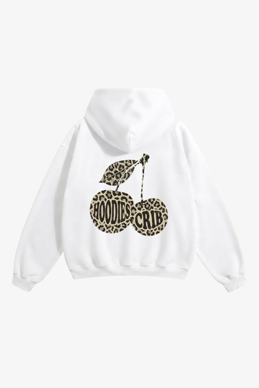 "Cherries leopard" hoodie