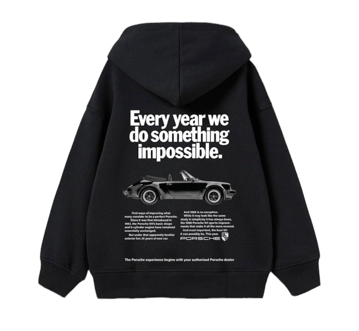 "Porsche every year" hoodie