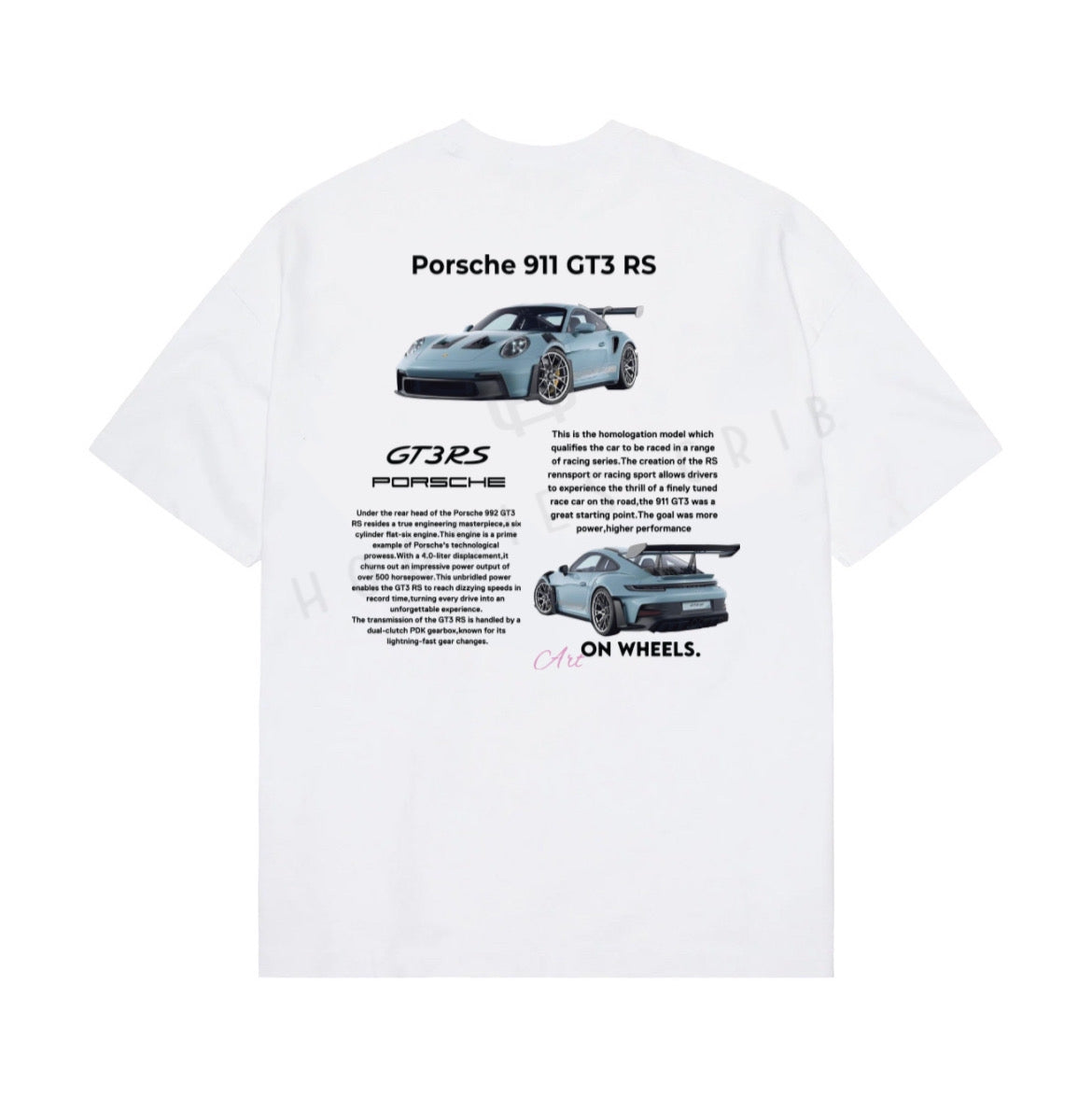 "Blue Porsche AOW" t-shirt (2 colors)
