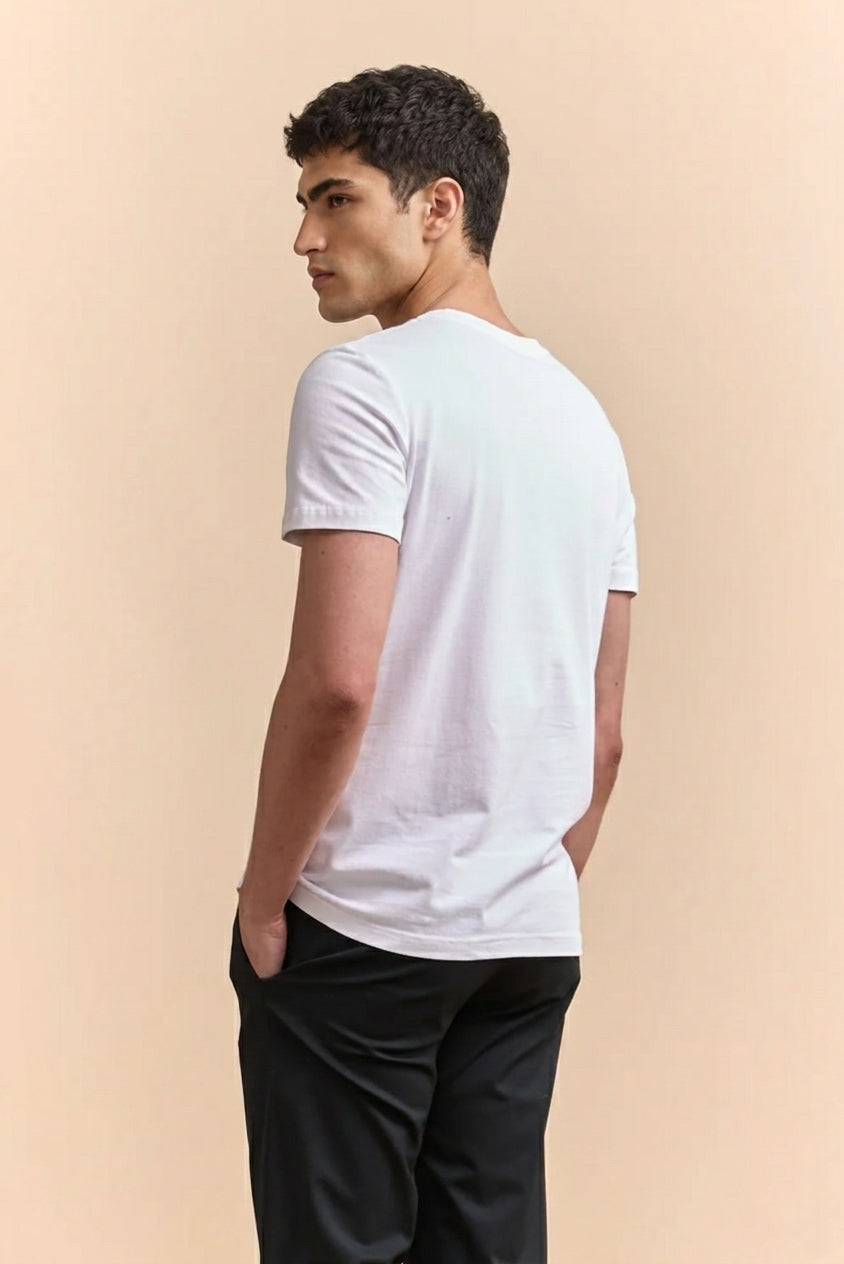 "Standard Fit Basic White" t-shirt