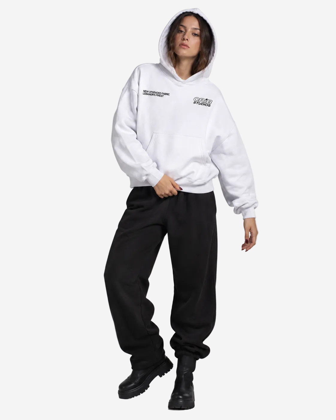 "Crib high heels" hoodie