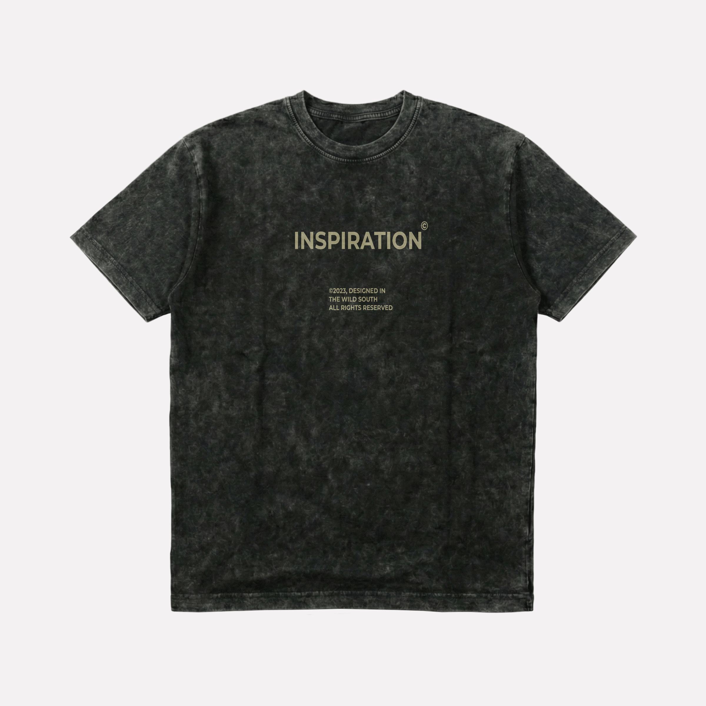 "Inspiration" Acid Washed t-shirt