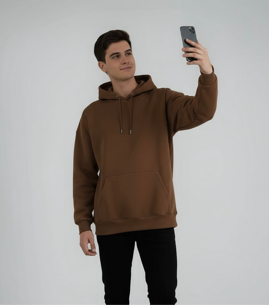 "Unisex Basic Brown" hoodie
