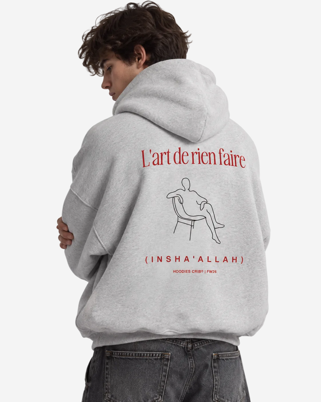 "L'art de rien faire" hoodie